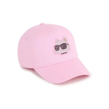 KARL LAGERFELD / Karl Lagerfeld Jeans Choupette Rhinestone embellished Cap