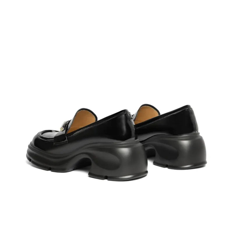 BELLE Loafers 6cm Women's Black-4