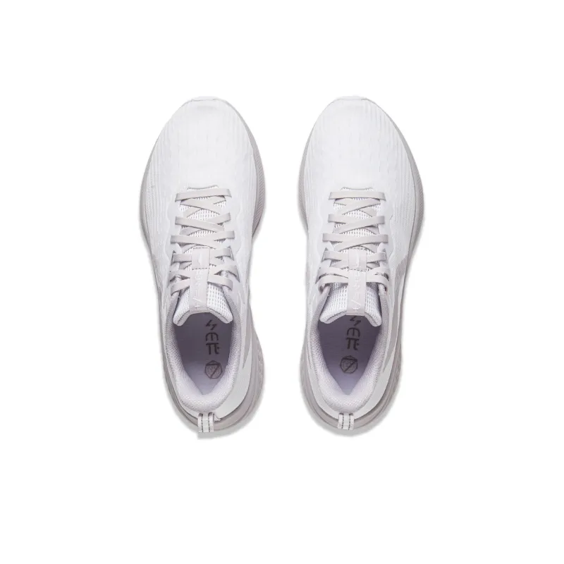 LiNing Red Hare 7 Cushioning, Slip Resistant, Lightweight Low Top Running Shoes Women's White Purple Gray-3
