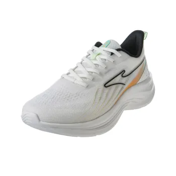 Erke Zhu Ying 2.0 Wear resistant And Lightweight Low Top Running Shoes Men's White Orange