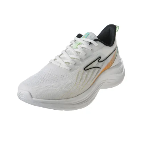 Erke Running Shoes Men Low-Top Microcrystalline White/Beeswax Orange