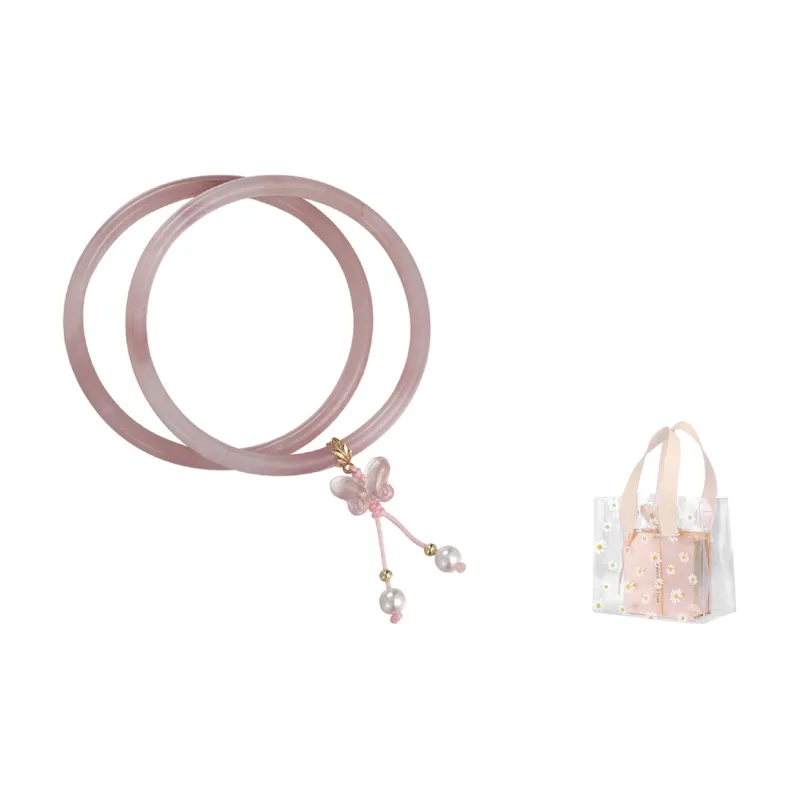 CARAT'S DIARY Colored Glaze Bangles Women's-4