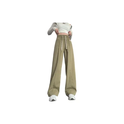 Tonlion Casual Pants Women's Light Army Green