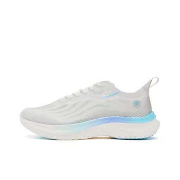 QIAODAN Light Speed 4.0PLUS Running Shoes Women's Low-Top Jordan White Cirrus Blue