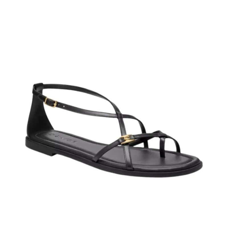 COACH Jenni Sandal Strap Sandals Women's Black-2