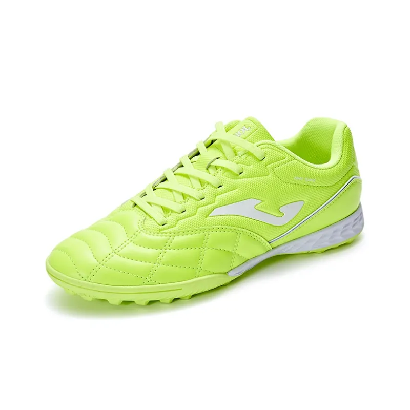 Joma TF Rubber Broken Studs Anti Slip Wear Resistant Soccer Shoes Men's Neon Green-2