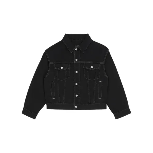 MM6 Maison Margiela Lurex Stitch Buttoned Denim Jacket