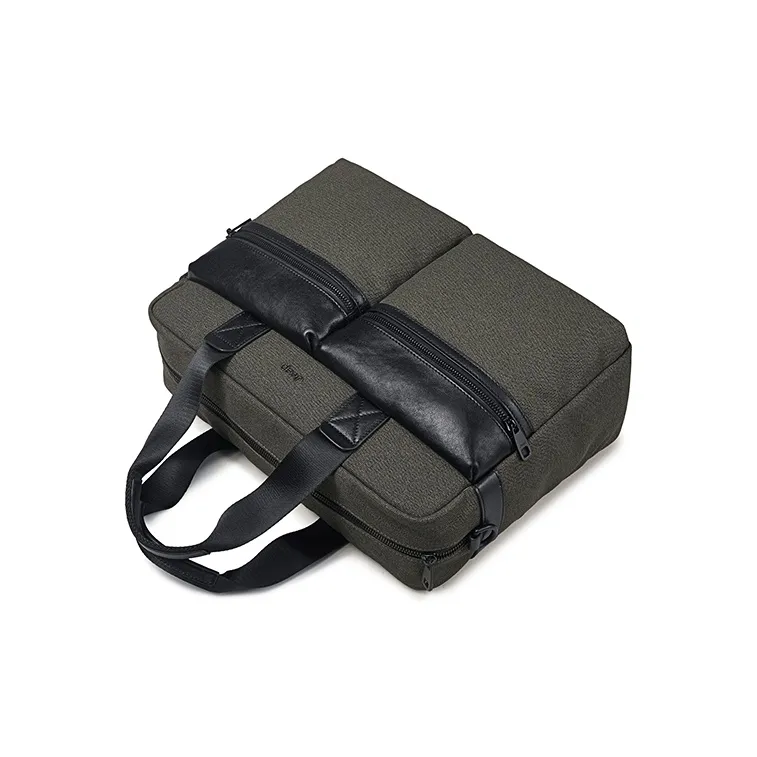 Jeep Cow Leather One Shoulder Handbag Regular Men's Green-4