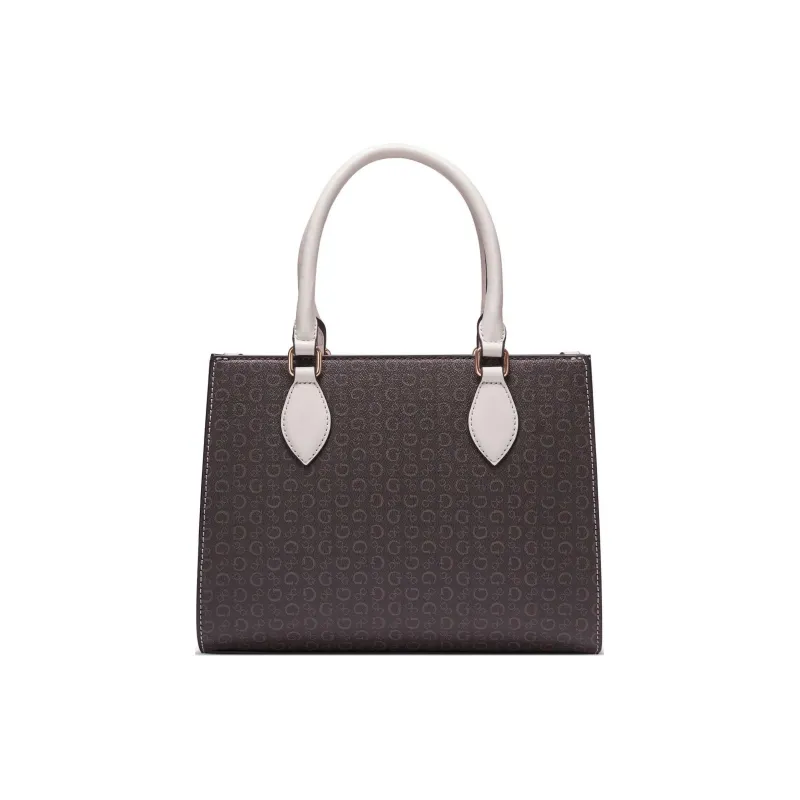 GUESS Artificial Leather Shoulder Bag Crossbody Bag Handbag Small Size Women's Dark Brown-2
