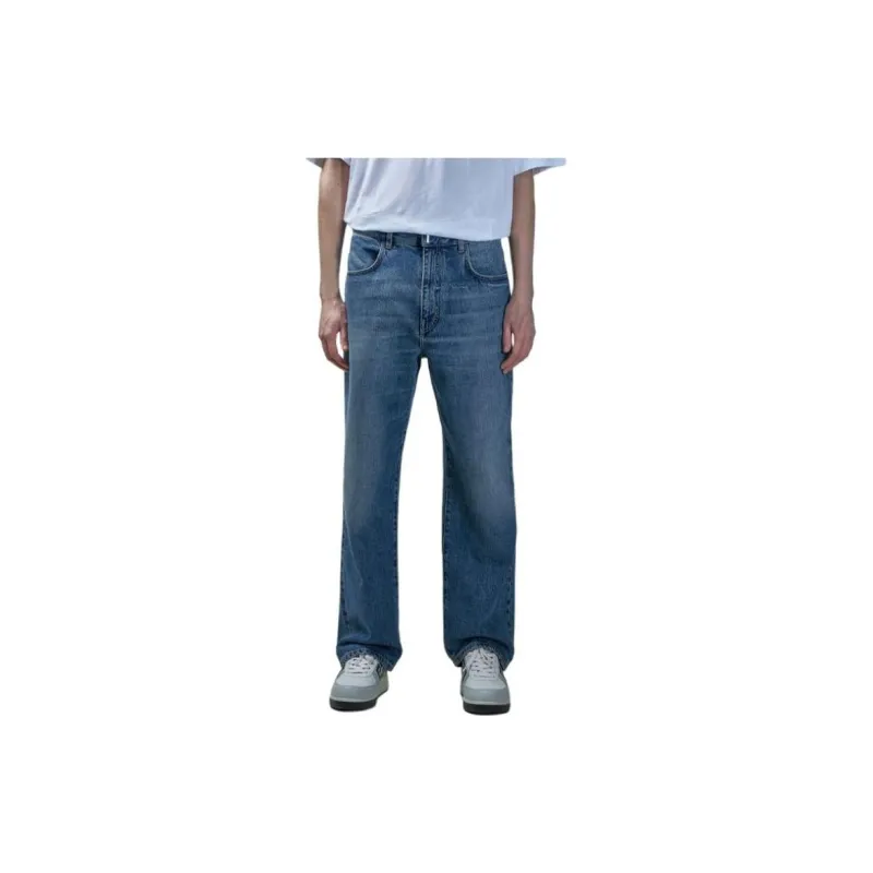 Givenchy Logo Plaque Straight Leg Jeans-2