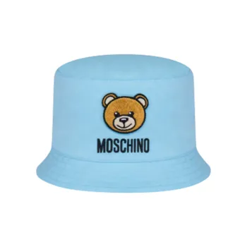 MOSCHINO Teddy Bear Logo-Embroidered Bucket Hat