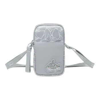 LiNing Disney Polyester Shoulder Bag, Crossbody Bag Regular Unisex Mist Gray
