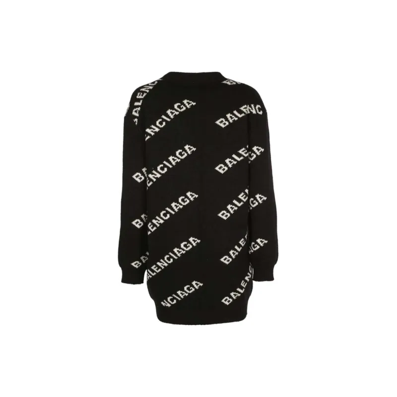 Balenciaga 2000s All over logo Cardigan-1