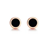 18K Rose Gold Stud Earrings