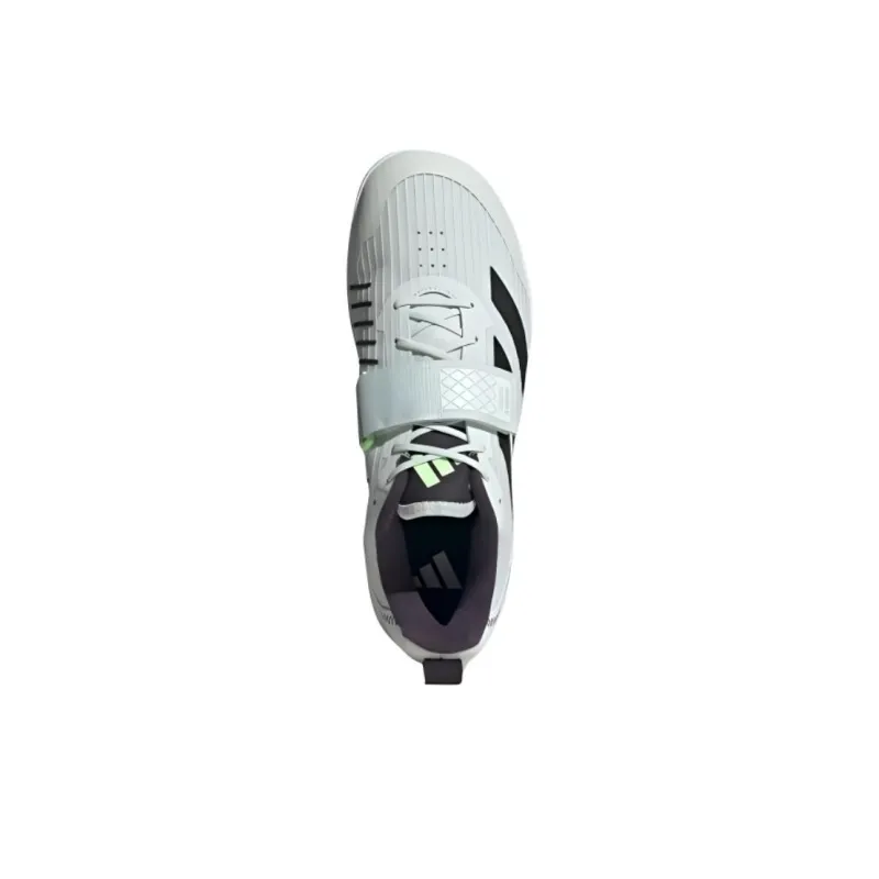 Adidas The Total Anti Slip Wear Resistant Low Top Training Shoes Unisex White Black-3