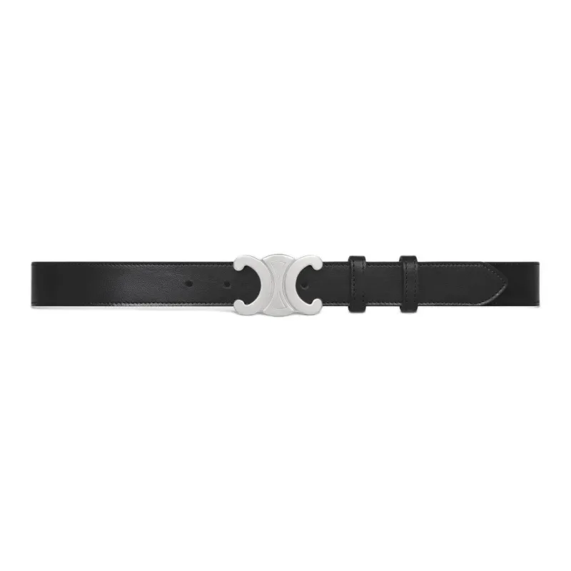 CELINE Large Triomphe Belt In Vintage Calfskin-0