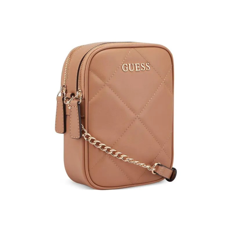 GUESS Artificial Leather Shoulder Bag Crossbody Bag Mini Women's Caramel-1