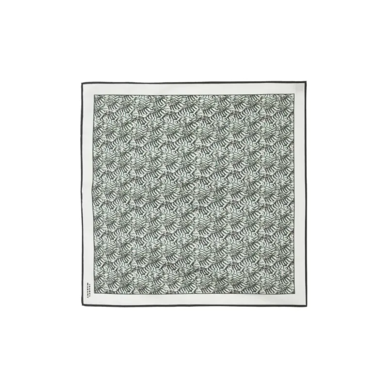 ISABEL MARANT Scarfili Abstract-print Neckerchief-1