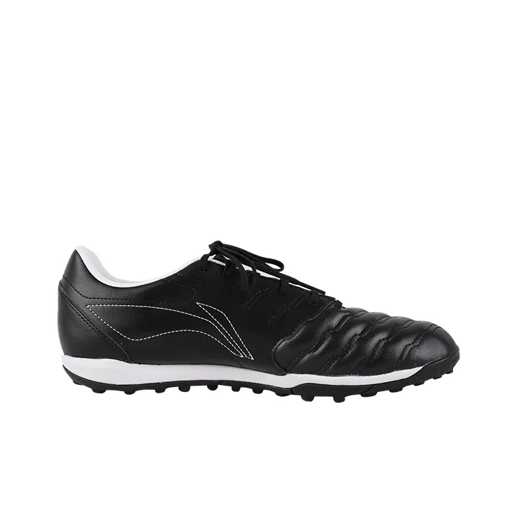 LiNing TF Rubber Broken Studs Cushioning, Slip Resistant, And Abrasion Resistant Soccer Shoes Men's Black-1