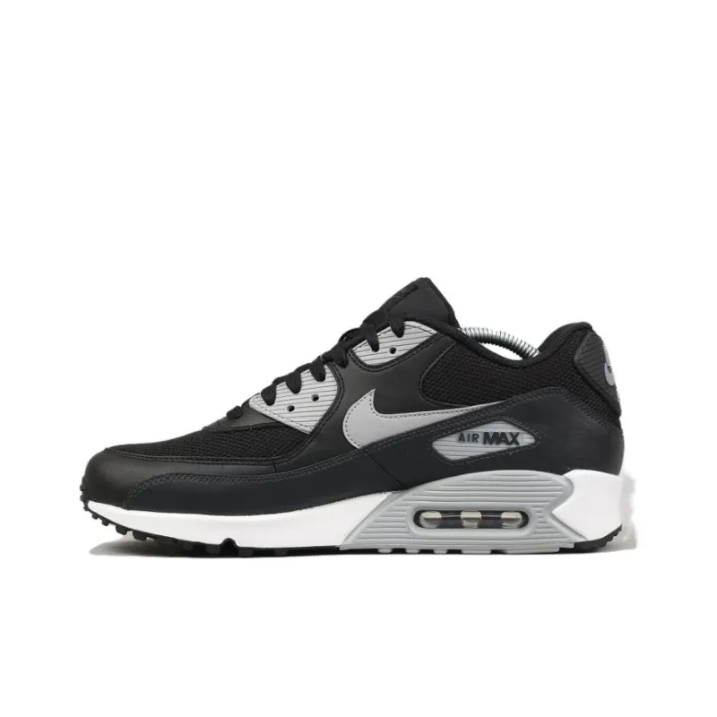 Nike Air Max 90 Essential Black Wolf Grey Anthracite White-0