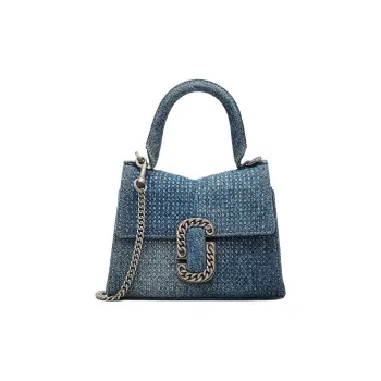 MARC JACOBS The Mini Crystal Denim St. Marc Bag