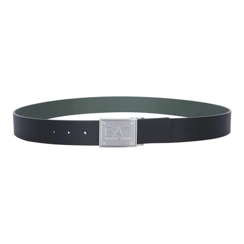 EMPORIO ARMANI Logo Engraved Buckle Belt