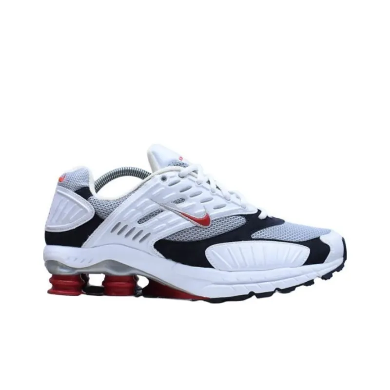 Nike Shox Fsm Metallic Silver Varsity Red-1