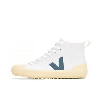 VEJA Nova High-Top Stylish Skateboarding Shoes Unisex White Blue