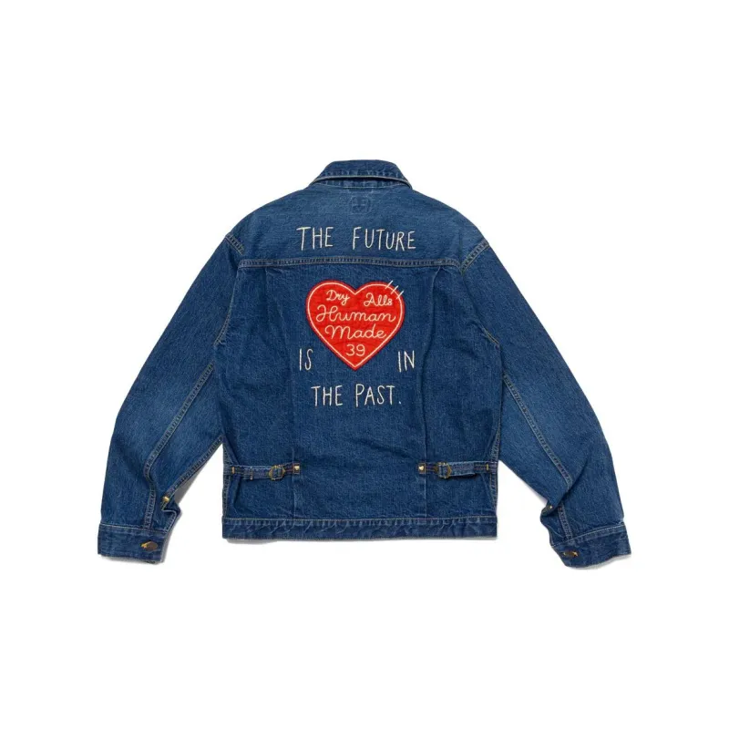 HUMAN MADE Buttoned Denim Jacket-1