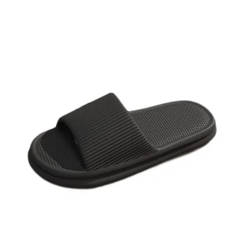 Qyckaby Slide Slippers Unisex Black/White/Gray/Pink/Green/Purple/Yellow/Navy Blue/Brown