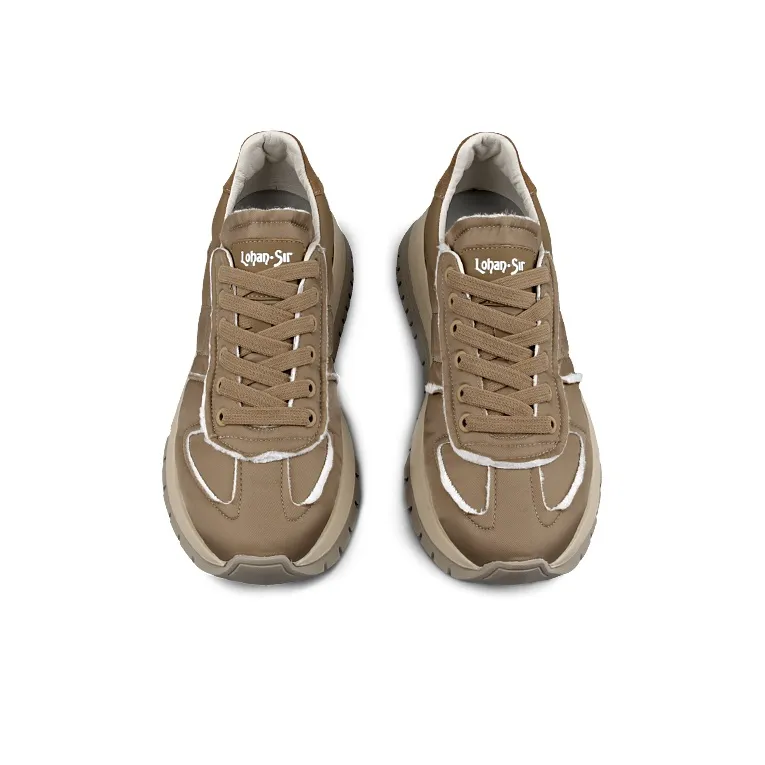 LOHAN·SIR Cushioned Slip-Resistant Breathable Lightweight Low-Top Casual Shoes Men's-5