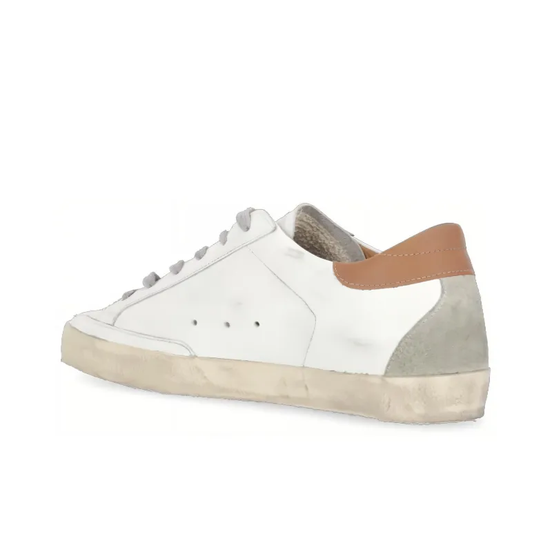 Golden Goose Super-Star White Tan Women's-3