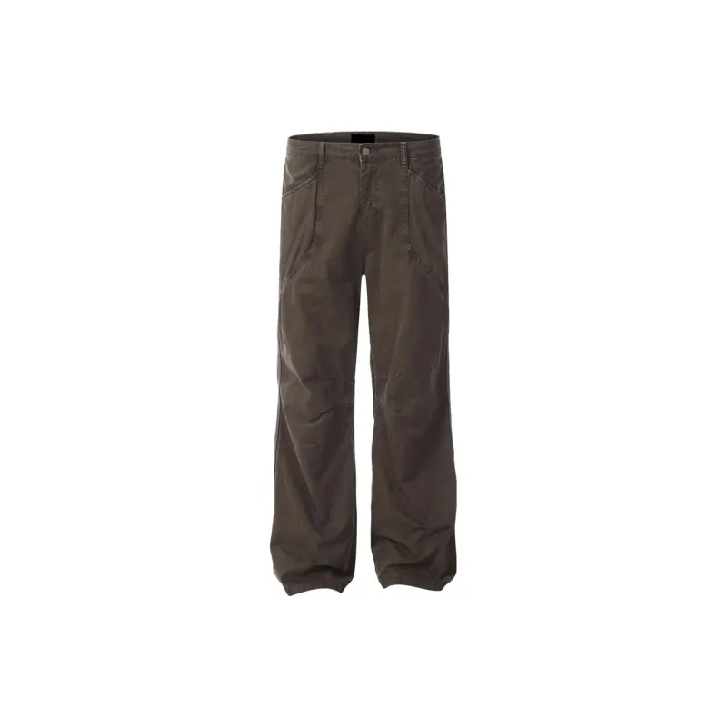 Lulifama Jeans Unisex Light Khaki-12