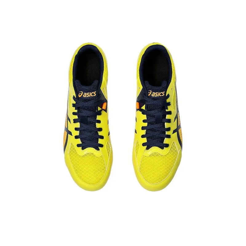 Asics Effort 13 IC/IN Slip Resistant Soccer Shoes Unisex Yellow Orange Blue-4