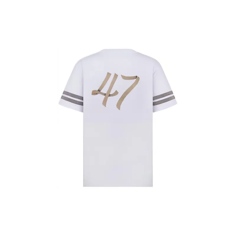 DIOR Relaxed Fit Ribbon Logo T Shirt-1