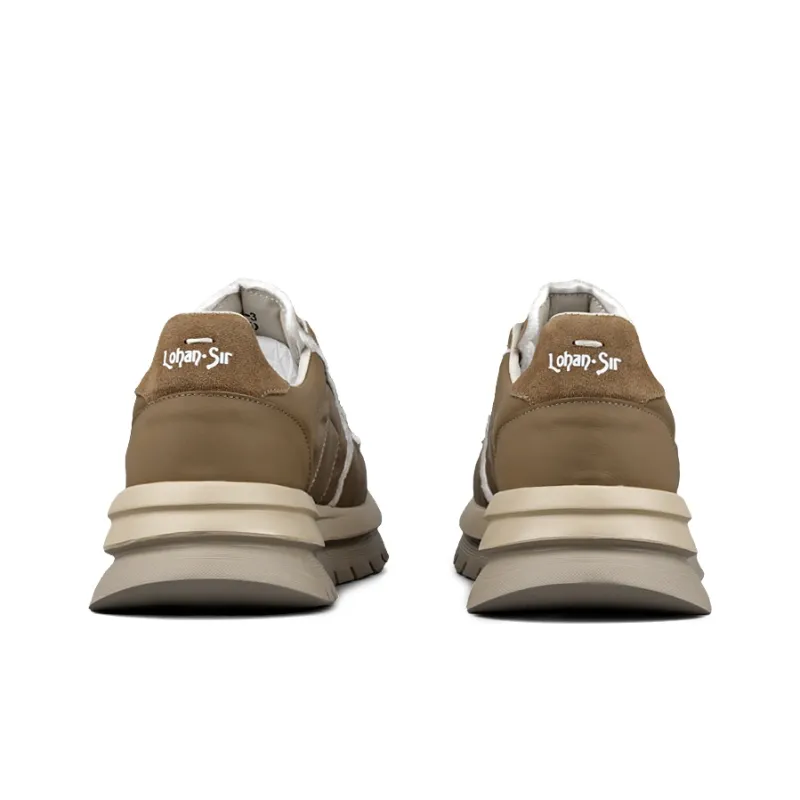 LOHAN·SIR Cushioned Slip-Resistant Breathable Lightweight Low-Top Casual Shoes Men's-6