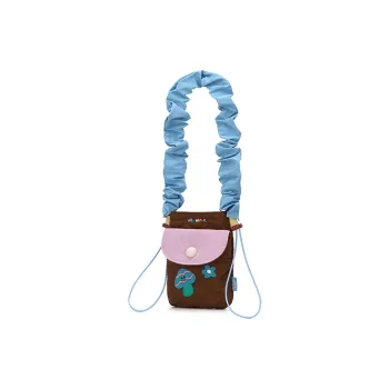 VANWALK Polyester Shoulder Bag Cell Phone Crossbody Bag Regular Women's Brown/Black/Blue/Yellow