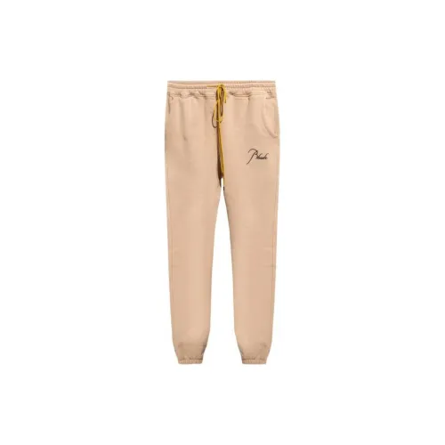 RHUDE Knitted Sweatpants Men Brown