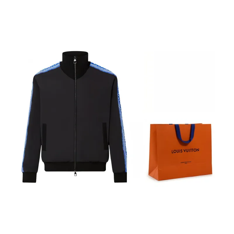 LOUIS VUITTON Jackets Coats Men's Black-1