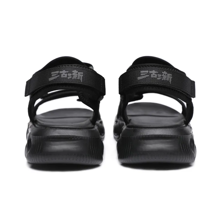 SANGUSANXIN Beach Sandals Men's Black-2