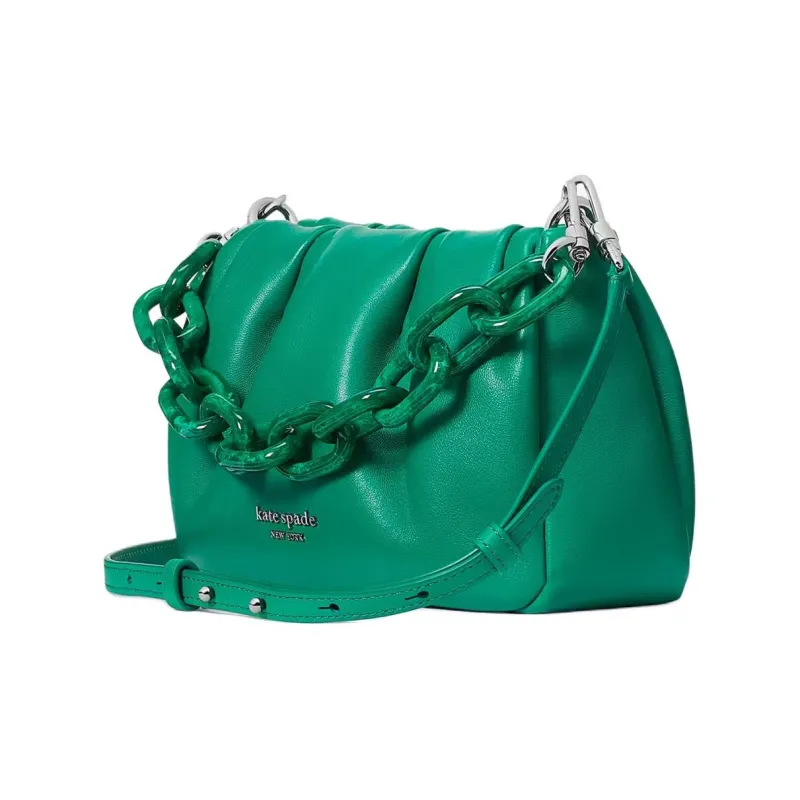 Kate Spade Nappa Sheepskin Handbag Shoulder Bag Crossbody Bag Women's Green-1