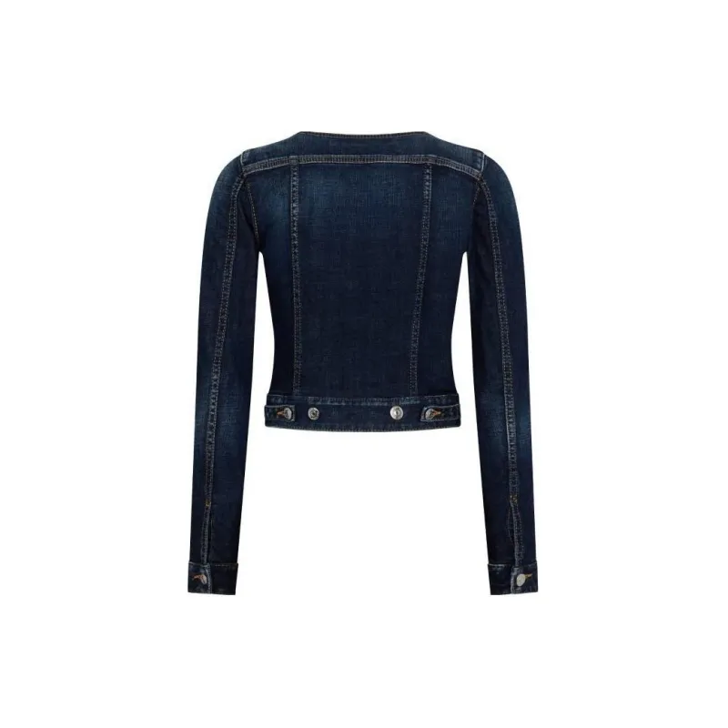 DSQUARED2 Square-neck Denim Jacket-1