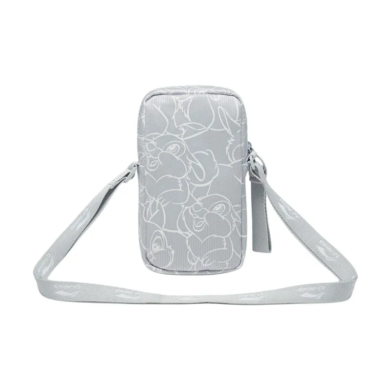 LiNing Disney Polyester Shoulder Bag, Crossbody Bag Regular Unisex Mist Gray-3
