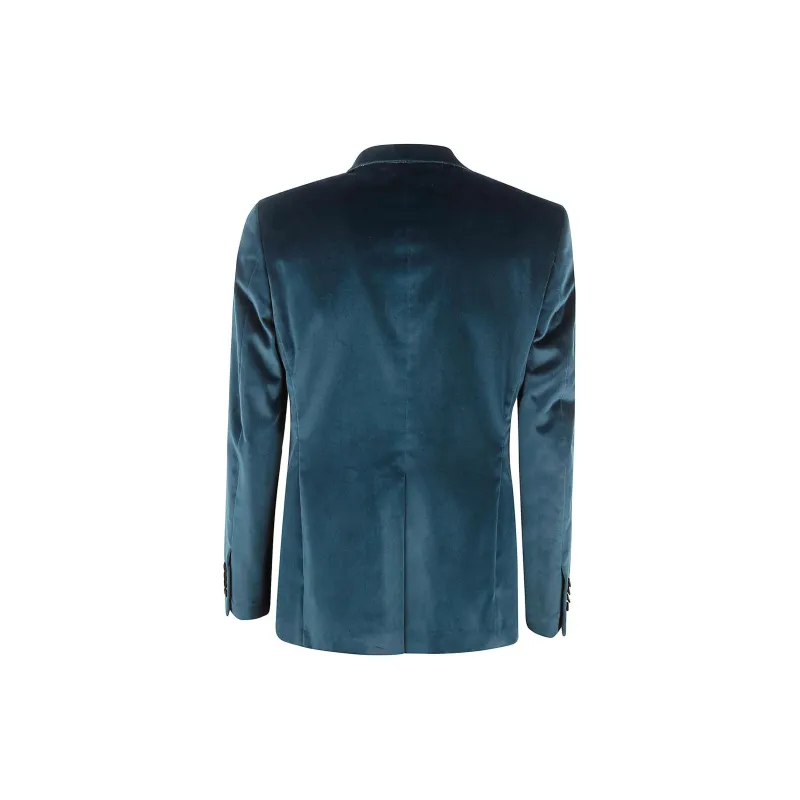 Tagliatore Notched Lapels Single Breasted Blazer-1