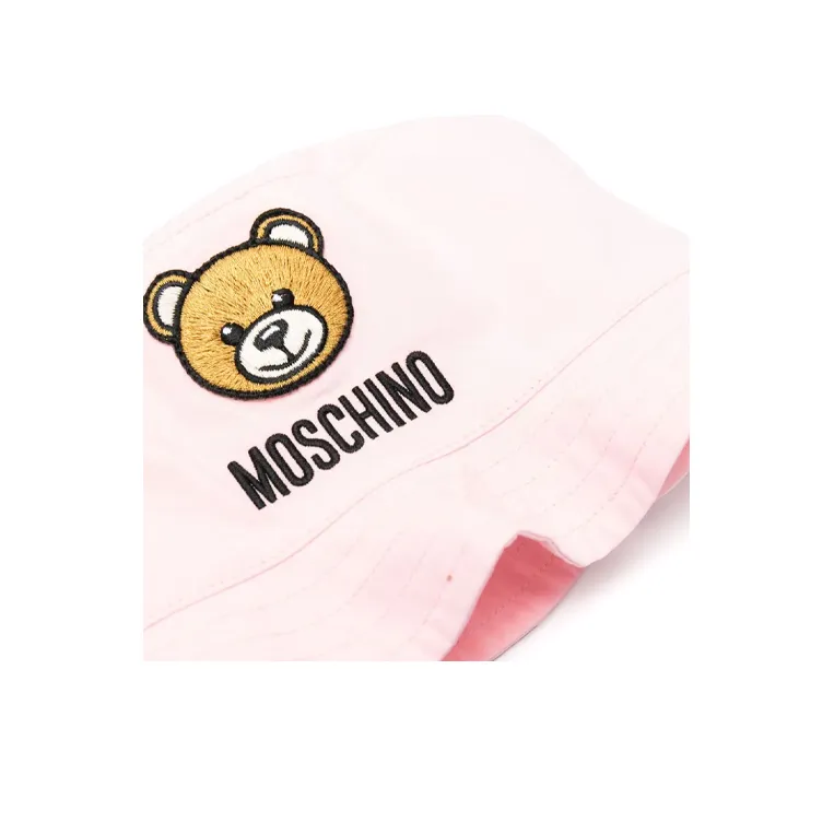 MOSCHINO Kids Teddy Bear Cotton Hat-2