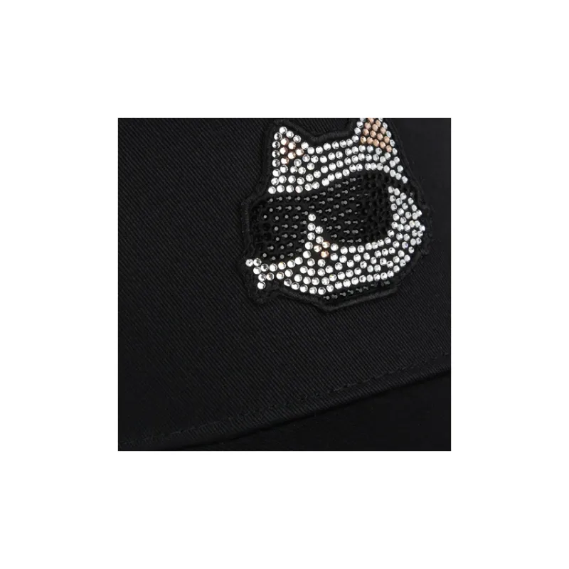 KARL LAGERFELD / Karl Lagerfeld Jeans Logo embellished Cotton Baseball Cap-2