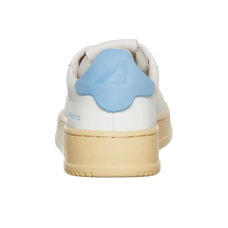 AUTRY Dallas Low Top Skateboard Shoes Women's White Blue-4