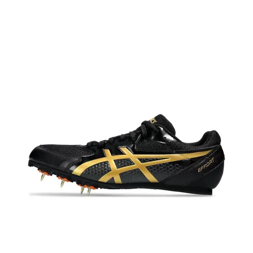 Asics Effort 13 Soccer Shoes Unisex Low-Top Black/Yellow