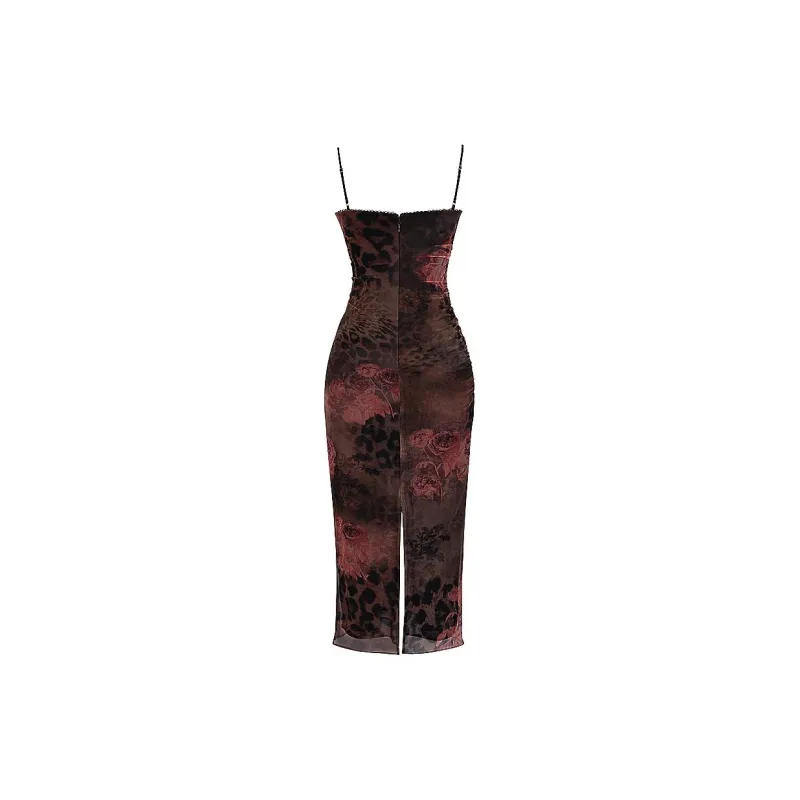 HOUSE OF CB NALINI Slip Dress Women's PRINTED/Vintage Print-7