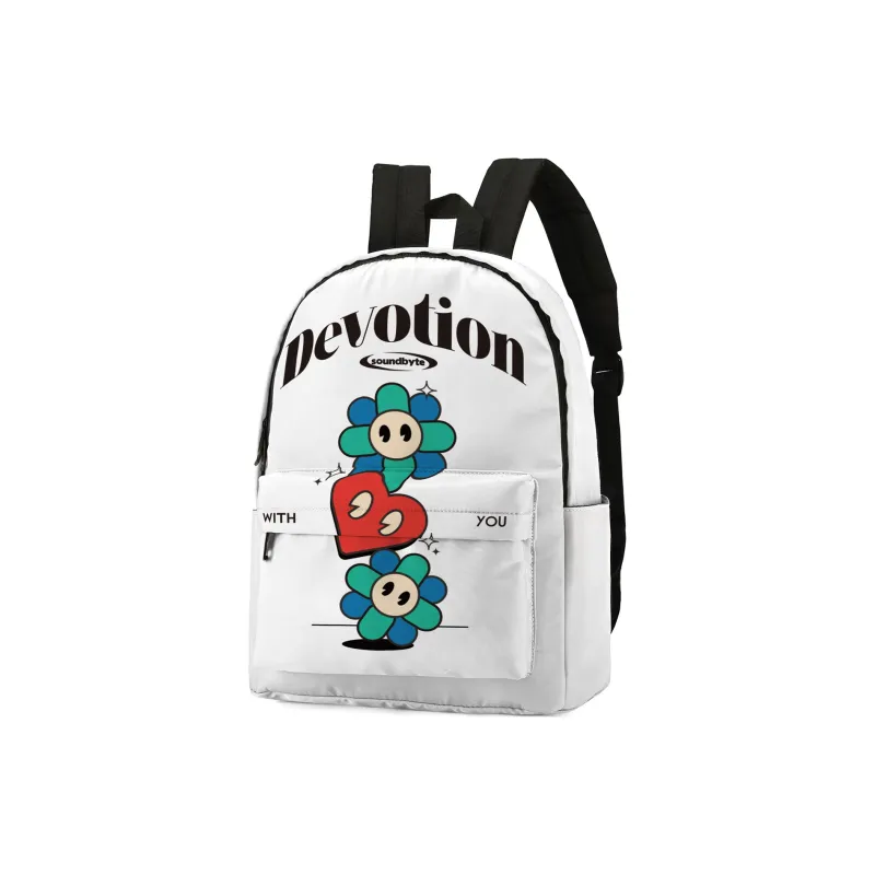ONRF Polyester Backpack Unisex White-1